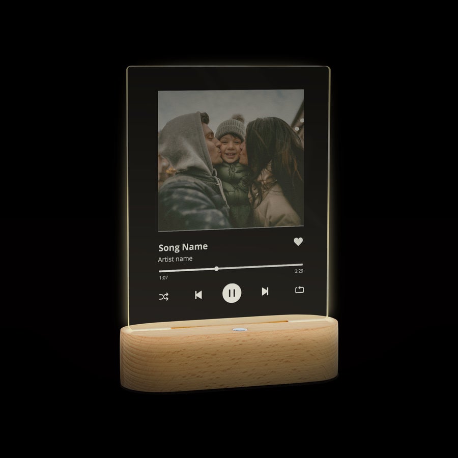 Personalisierte Bilderleuchte – Songdesign Personalisierte Bilderleuchte – Songdesign