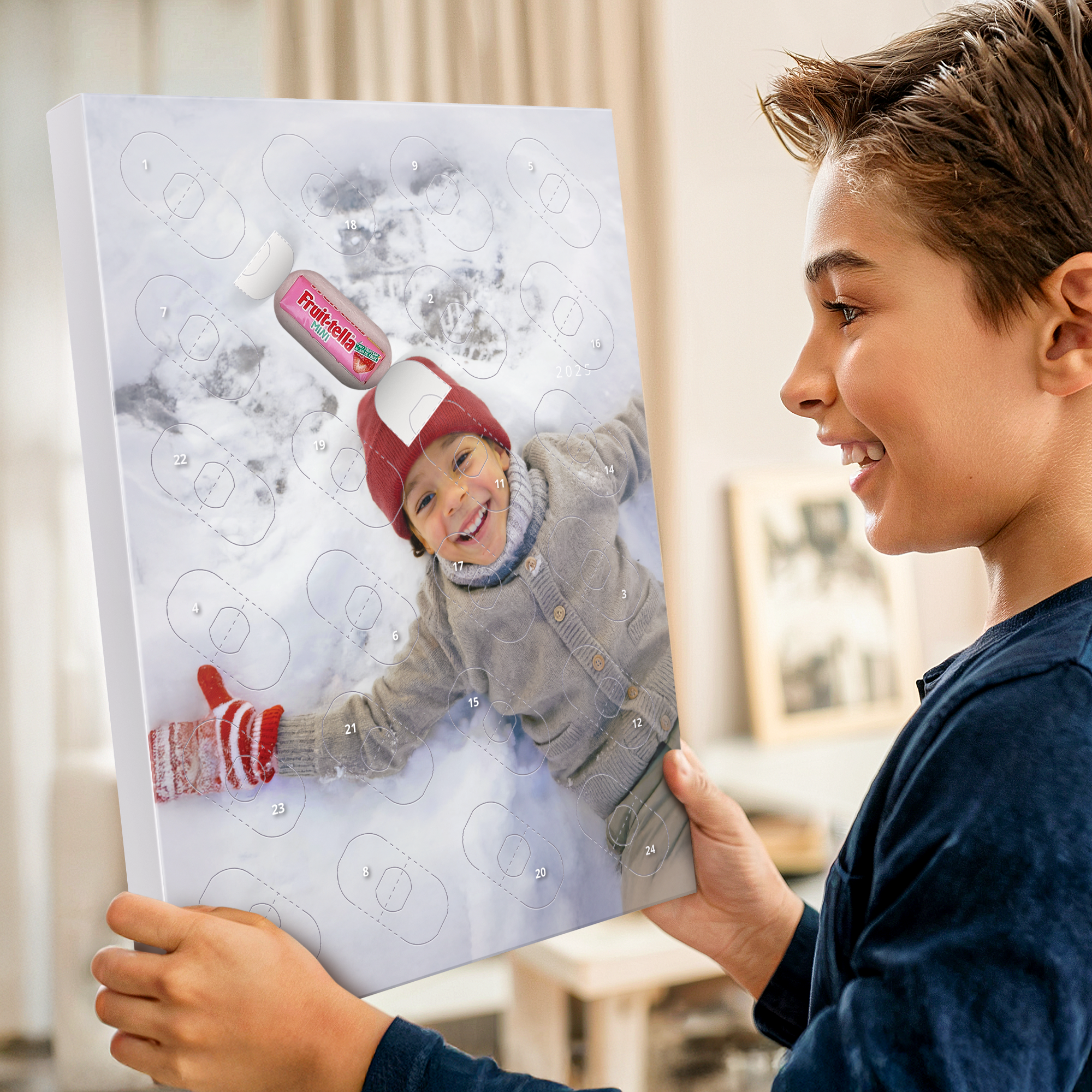 Doces personalizados Calendário de contagem regressiva