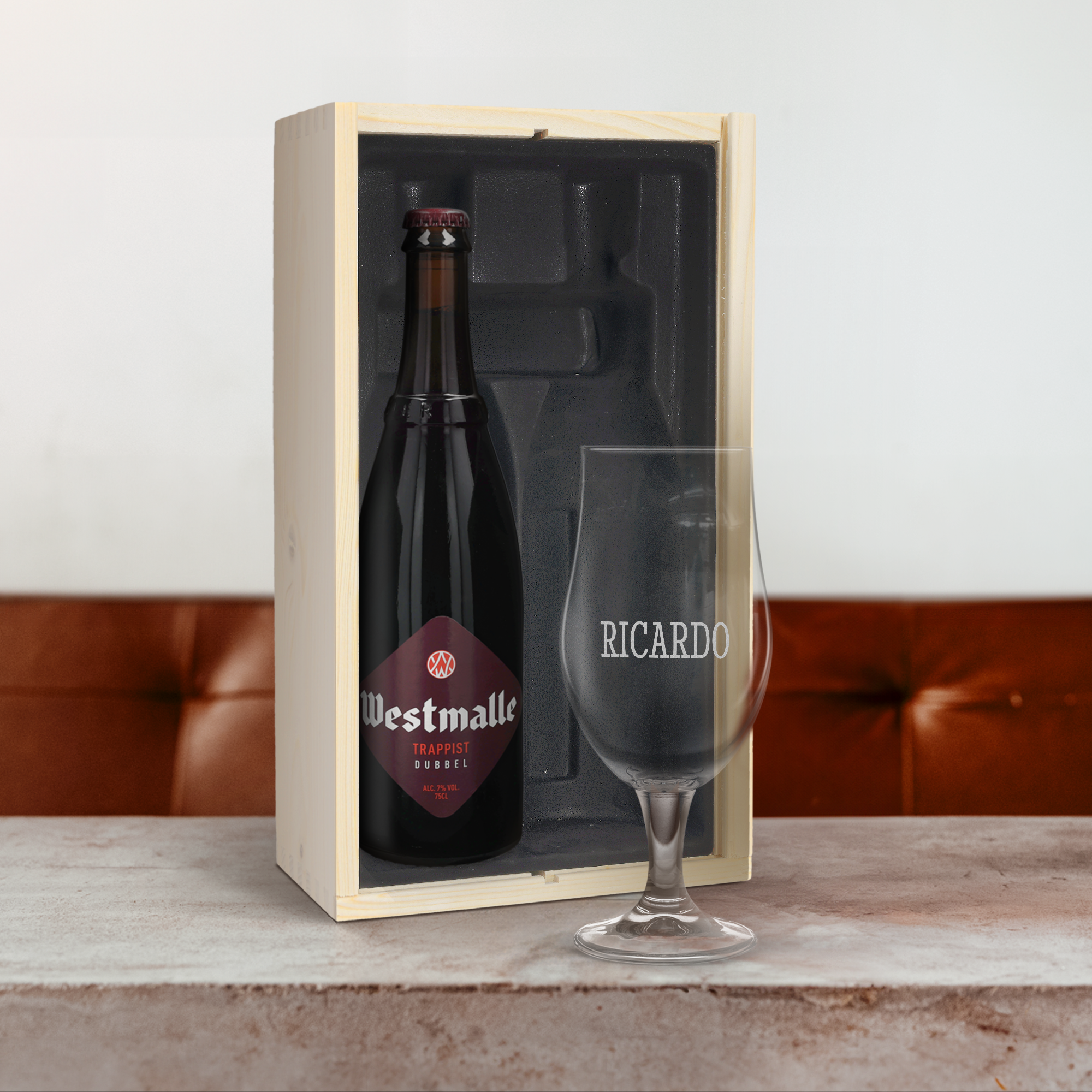 Personalizowany zestaw  piw - Westmalle Dubbel i Tripel
