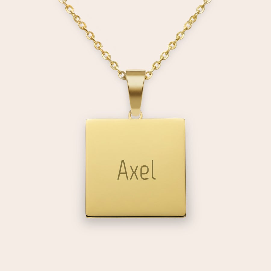 Collier pendentif carré Collier pendentif carré