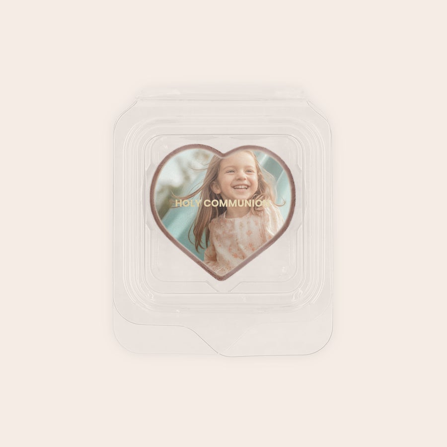 Personalised photo chocolates - Individually wrapped Personalised photo chocolates - Individually wrapped