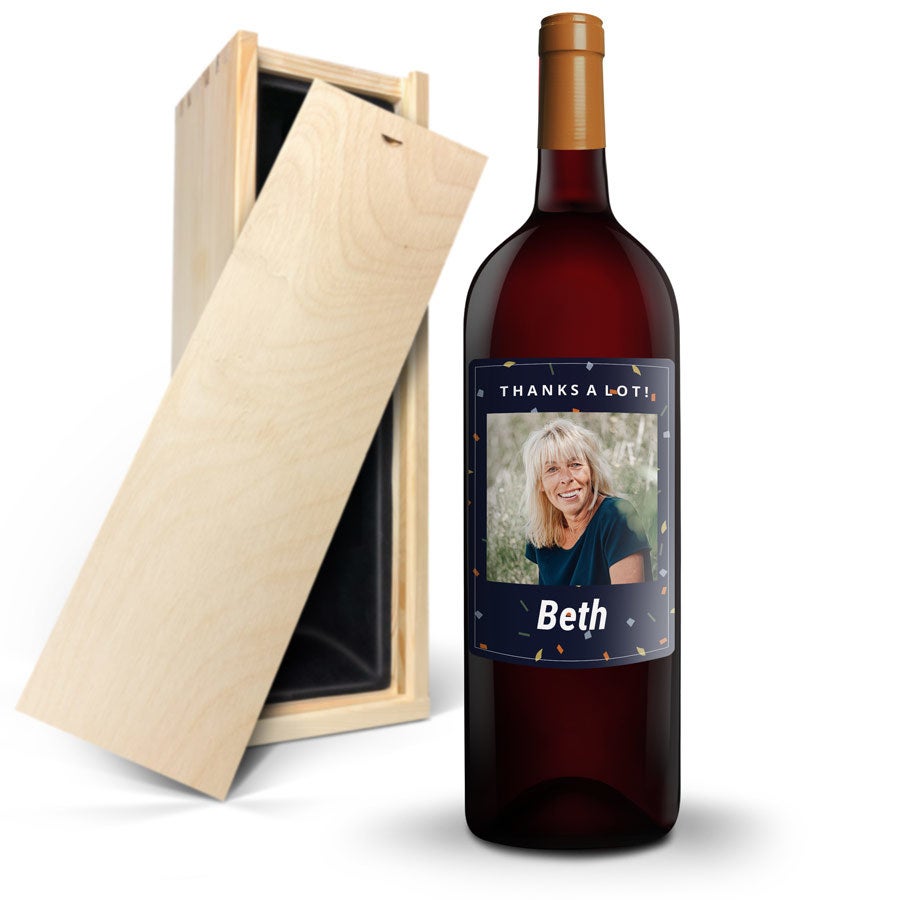 Wino Salentein Malbec z personalizowan etykiet - Magnum