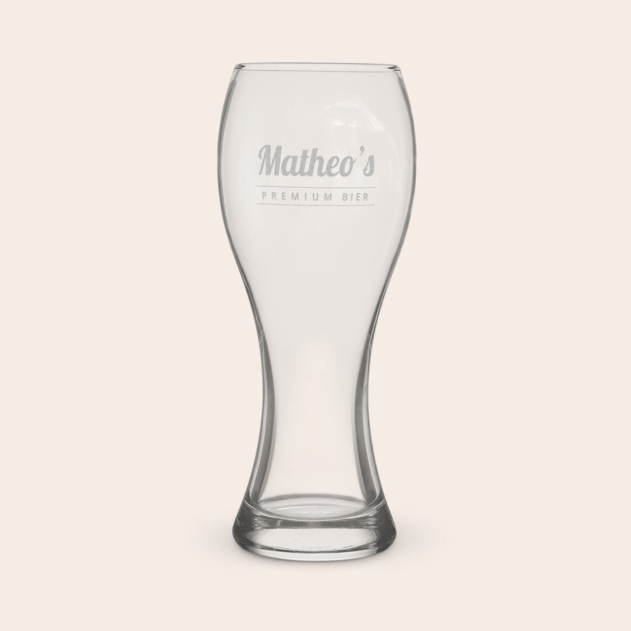 Weizen bierglas graveren Weizen bierglas graveren