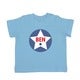 Baby T-Shirt - Kurzarm - Babyblau - 50/56