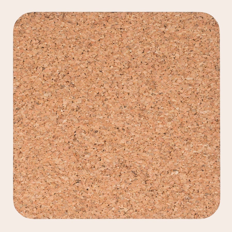 coasters Personlig bordskåner av kork med avrundede hjørner, trykt med valgfritt design for å beskytte enhver overflate.