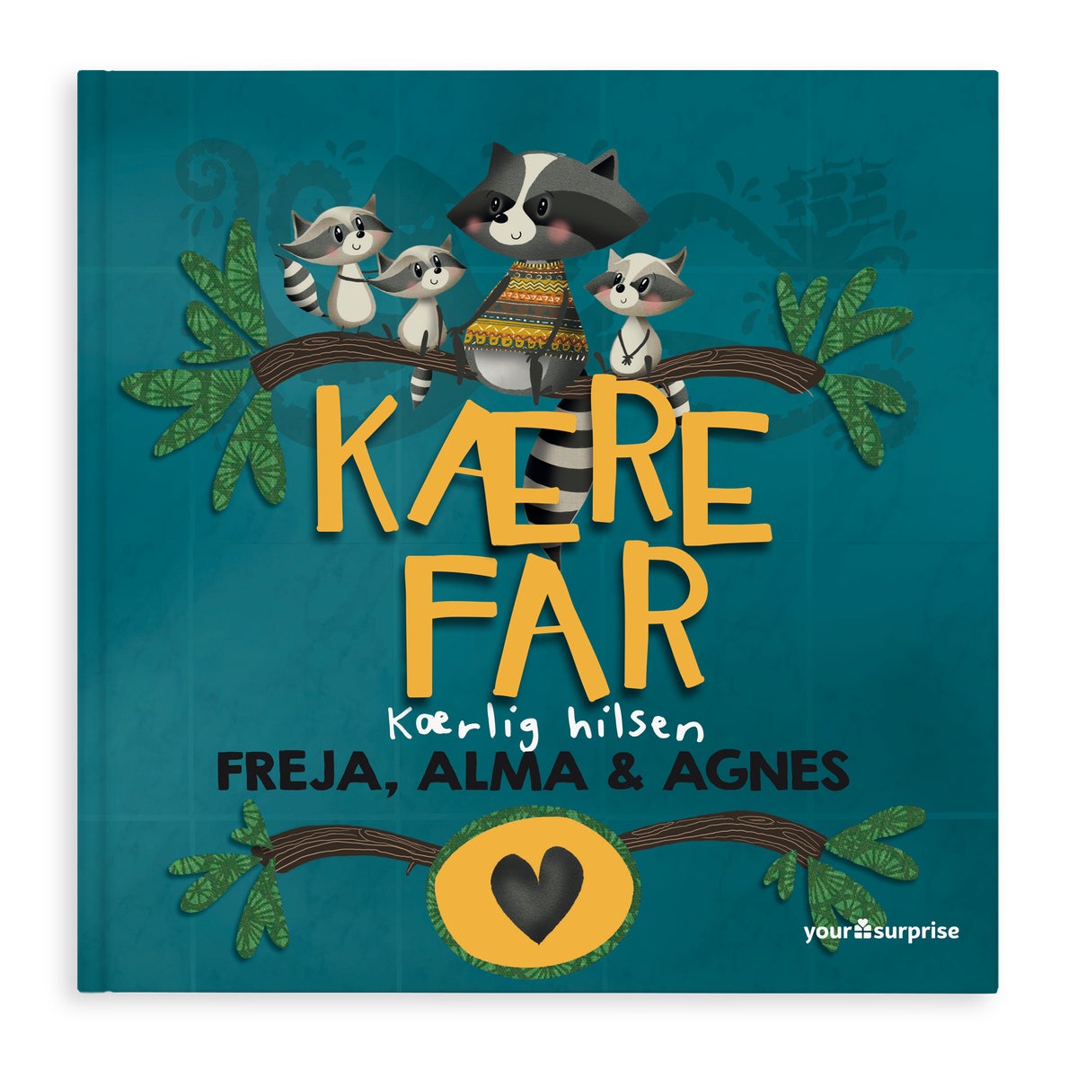 Personlig bog - Kære Far - blødt omslag