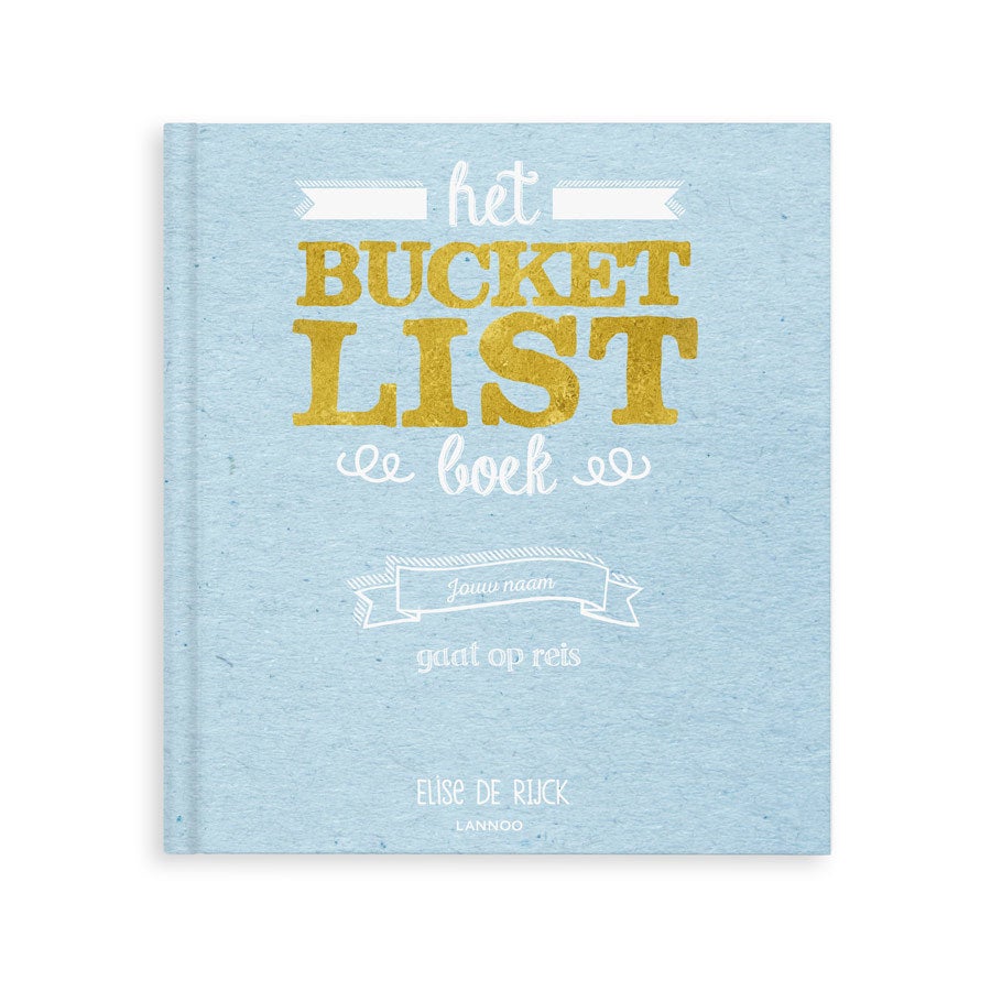 Het Bucketlistboek voor op reis