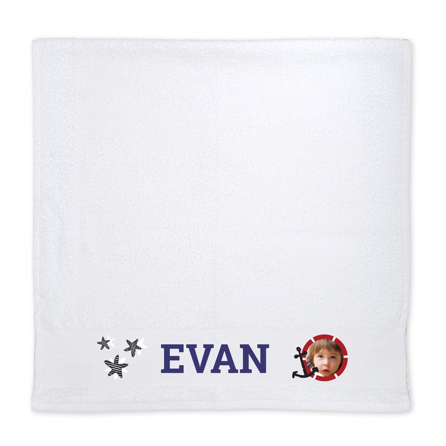 Towel with photo