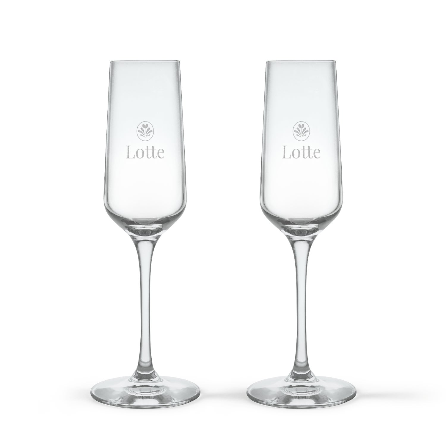 Champagneglas graveren - Kristalglas - 2 stuks