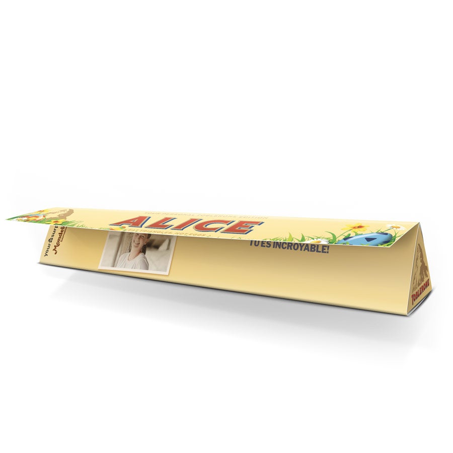 Toblerone de Pâques personnalisé