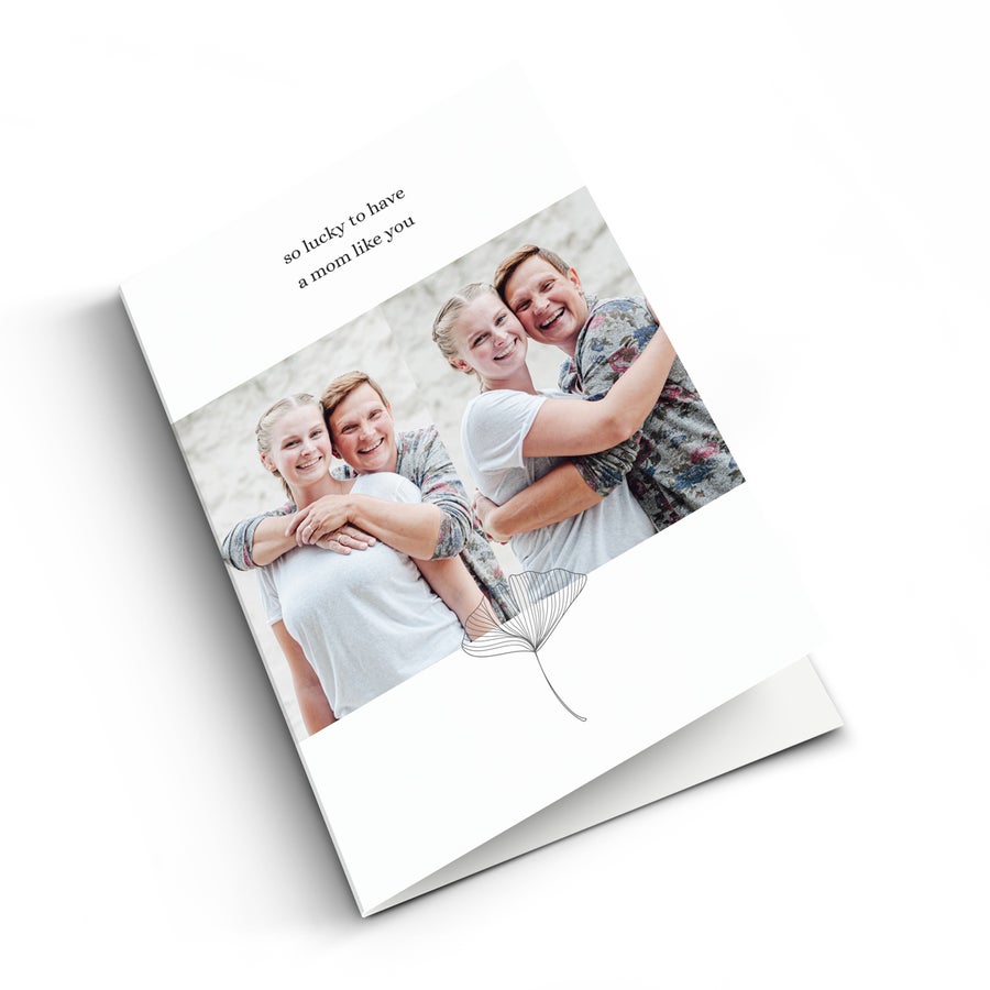 Mother's Day photo card - M - Vertical