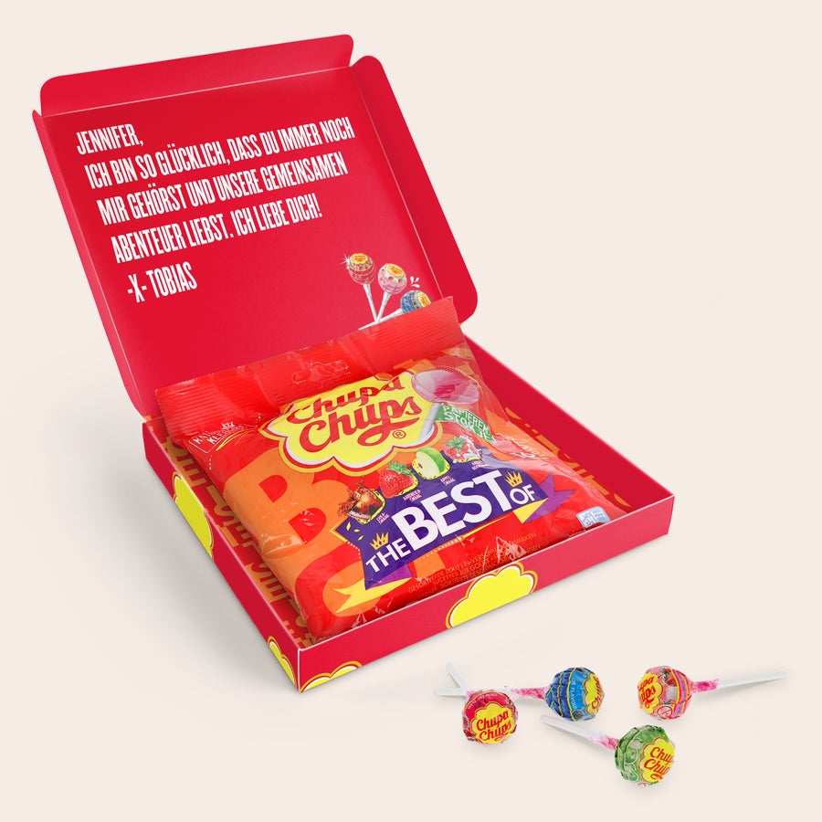 Personalisieren Chupa Chups Briefkastenpaket Personalisieren Chupa Chups Briefkastenpaket