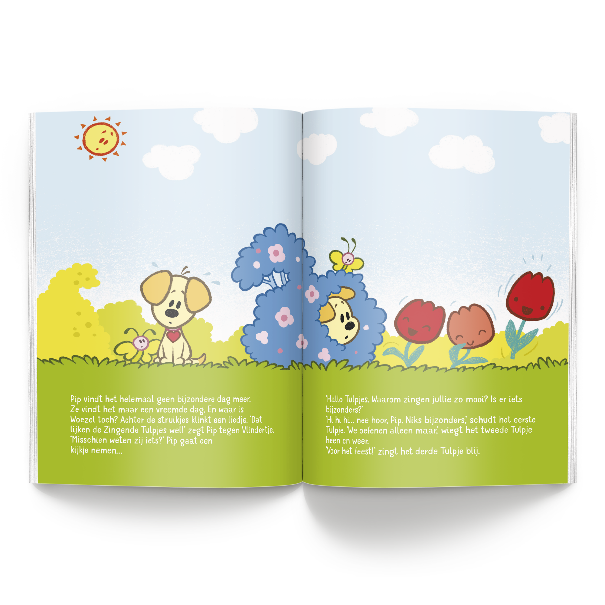 Boek "Woezel en Pip is jarig!" personaliseren