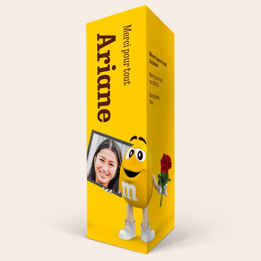 Coffret cadeau M&M's personnalisé Coffret cadeau M&M's personnalisé