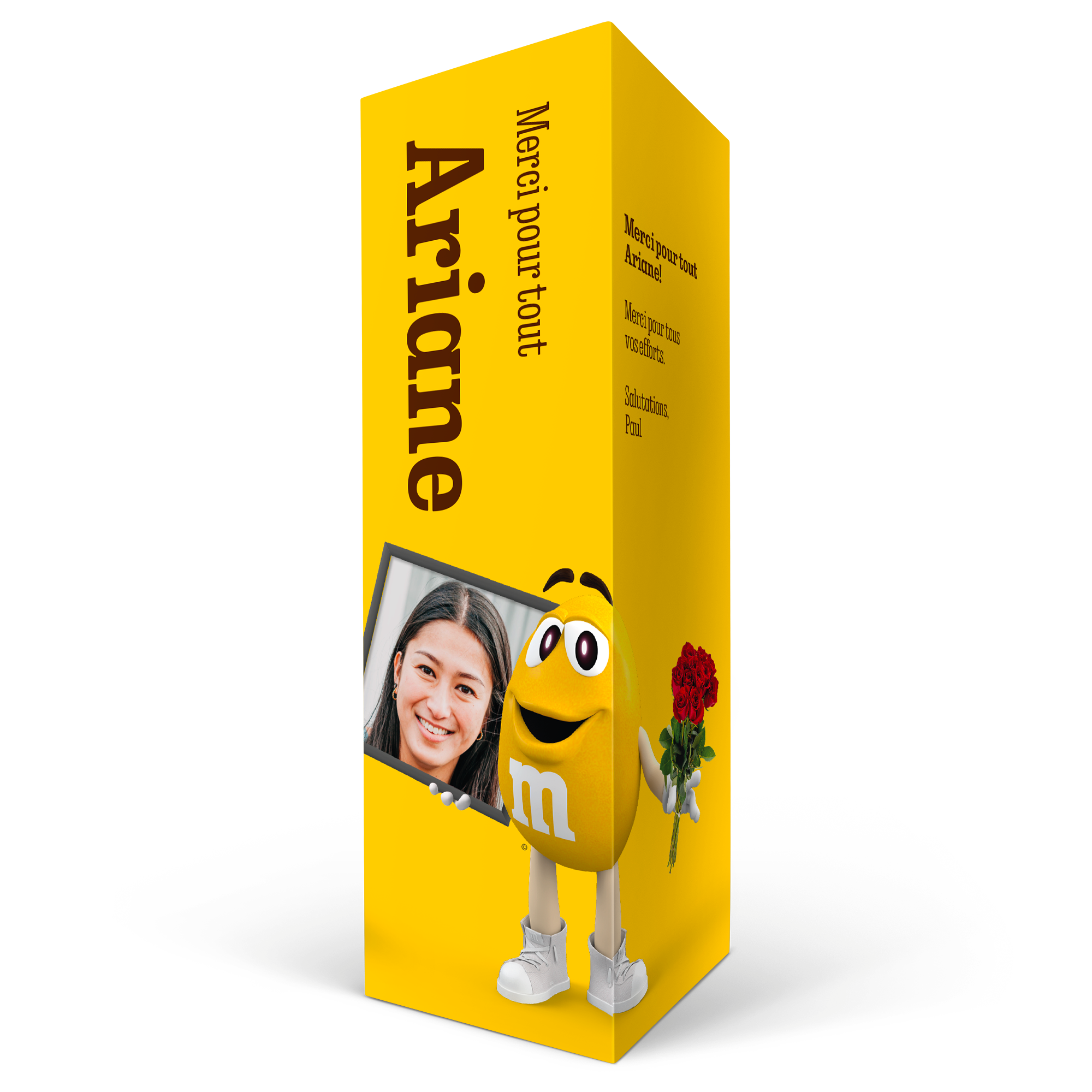 Coffret cadeau M&M's personnalisé