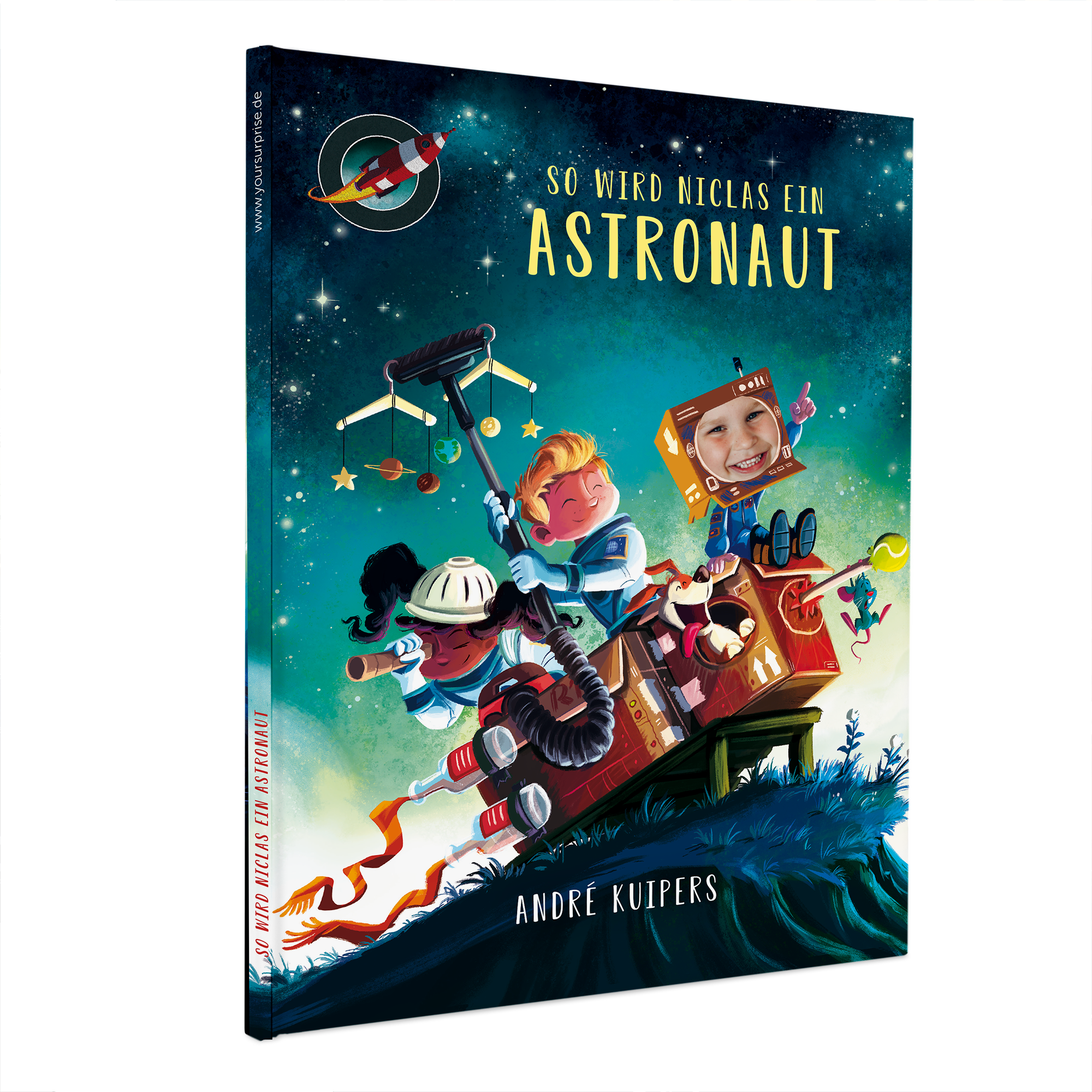 Kinderbuch  Wie man Astronaut wird personalisieren