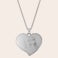 Collana con cuore inciso grande Collana con cuore inciso grande