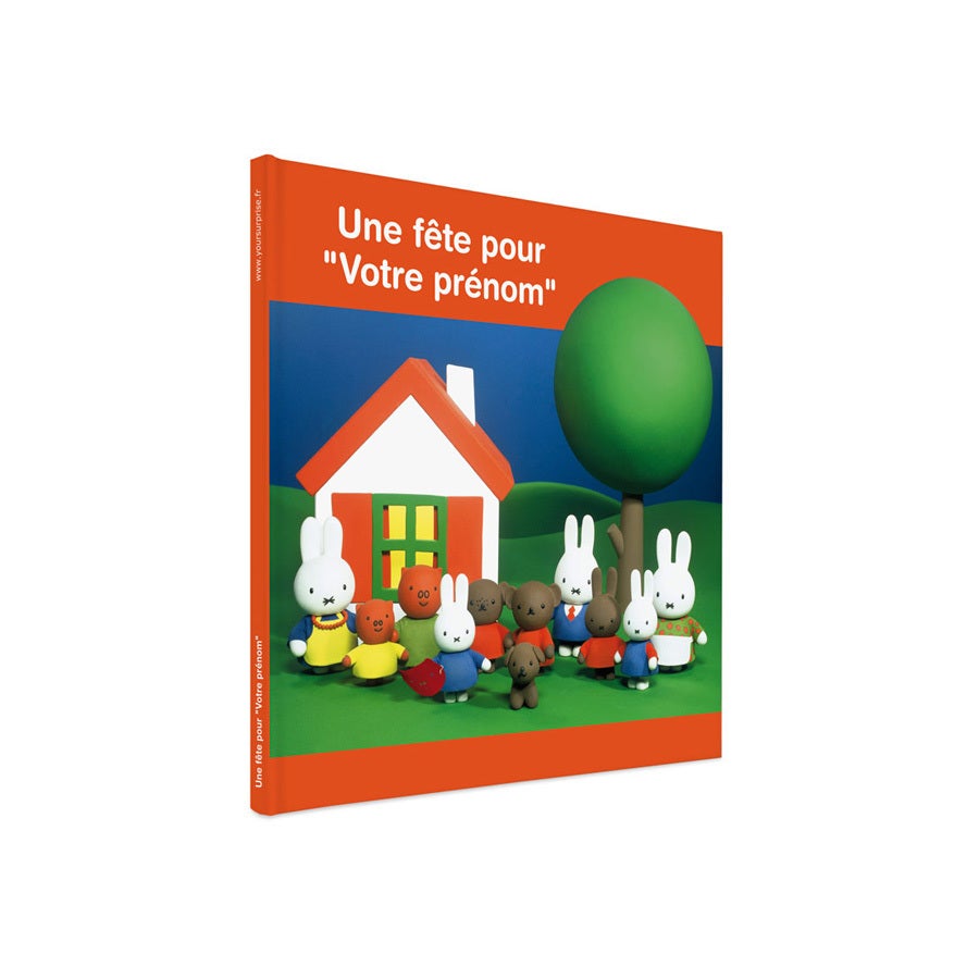 Coffret Miffy personnalisé - Couverts & livre