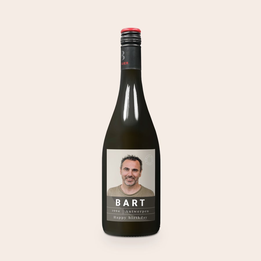 Wijn met bedrukt etiket - Emil Bauer Spätburgunder Wijn met bedrukt etiket - Emil Bauer Spätburgunder