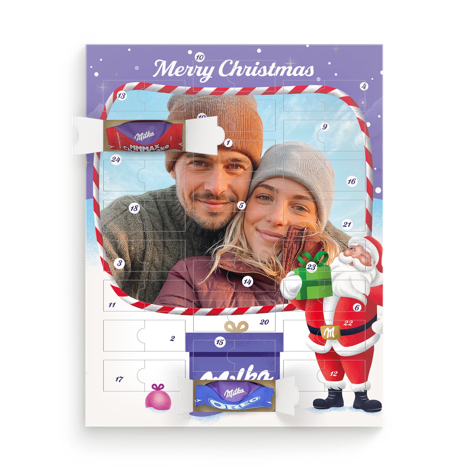 Kalendarz adwentowy - marka Milka Favourites