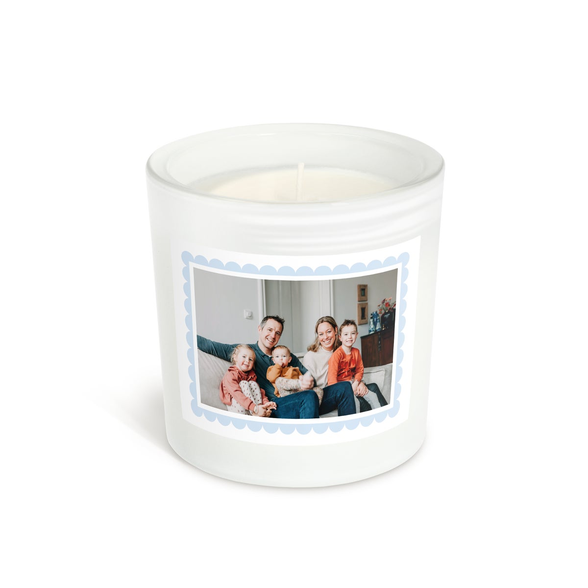 Personalizowany szklany lampion na wiec