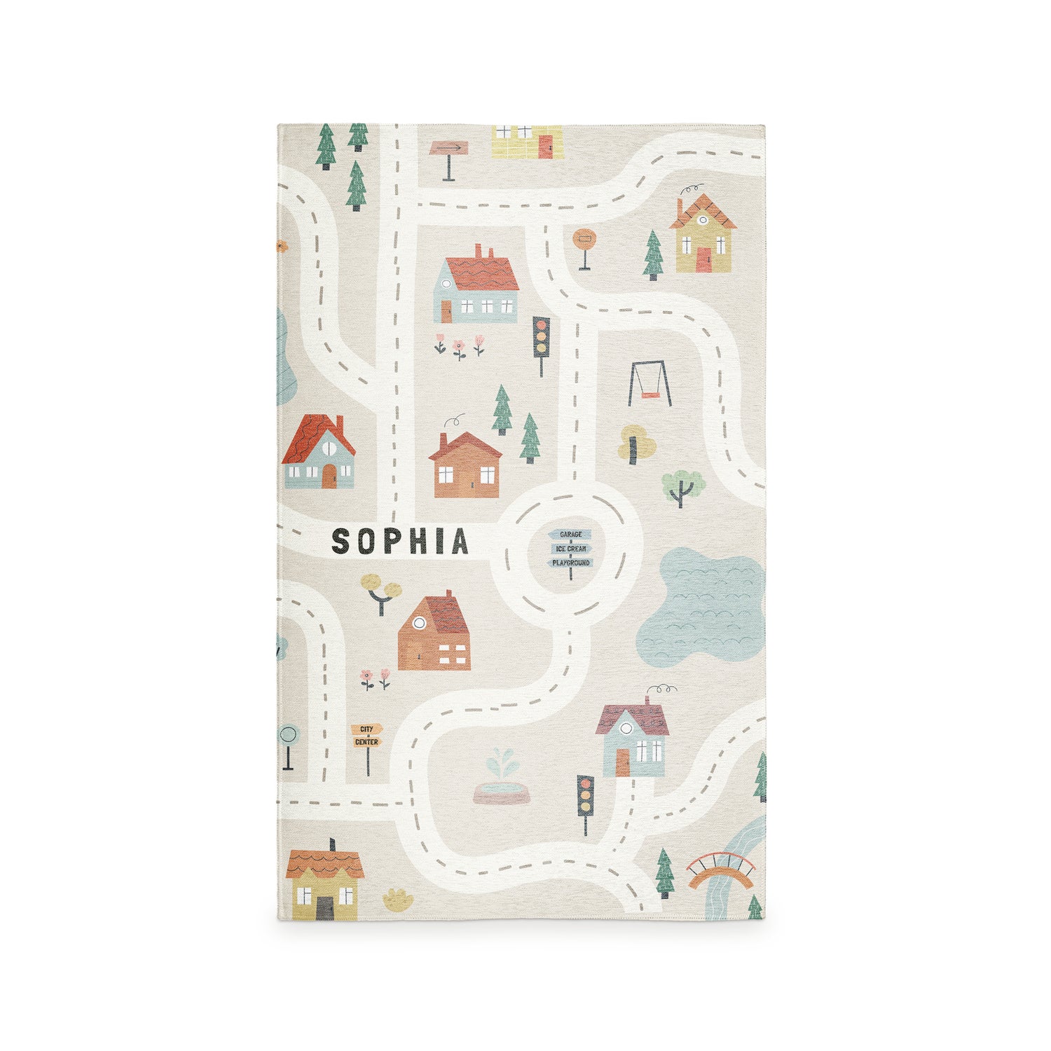 Gepersonaliseerd speelkleed - 75 x 122 cm