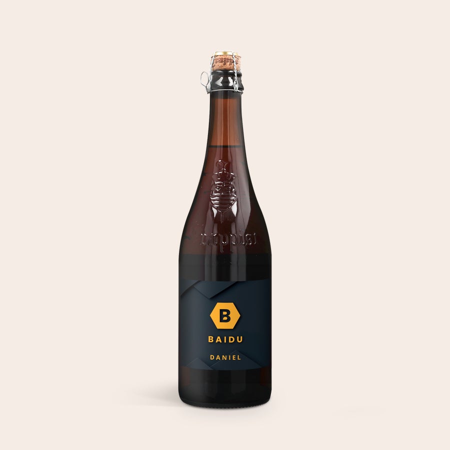 Beer with personalised label - La Trappe Isid'or Beer with personalised label - La Trappe Isid'or