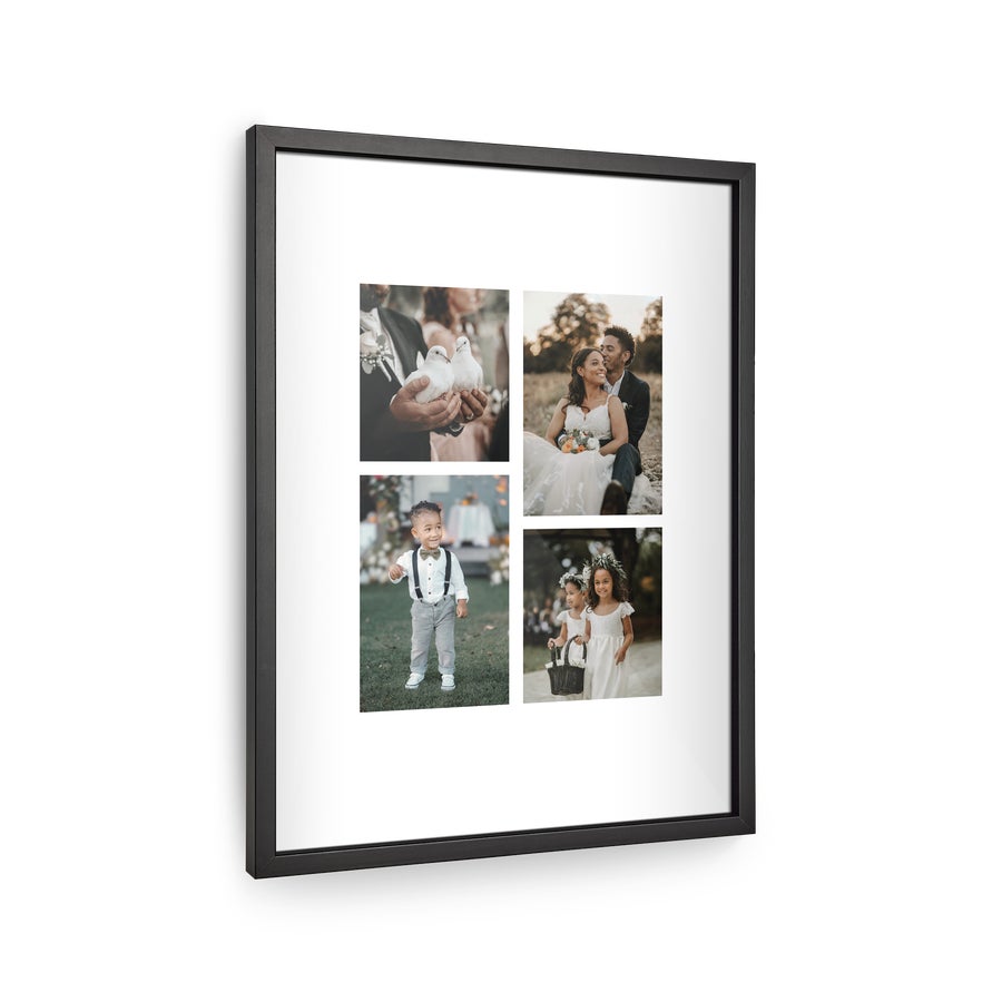 Fotoramme med billede 30x40 - sort