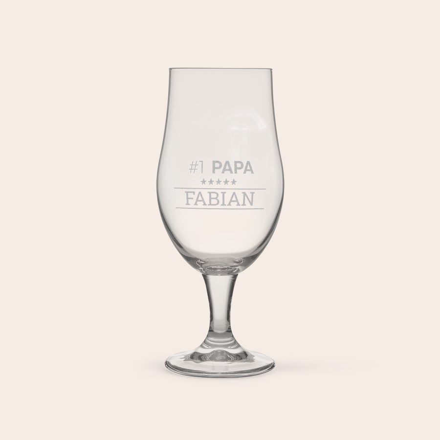 Spezial Bier Glas mit Gravur Spezial Bier Glas mit Gravur