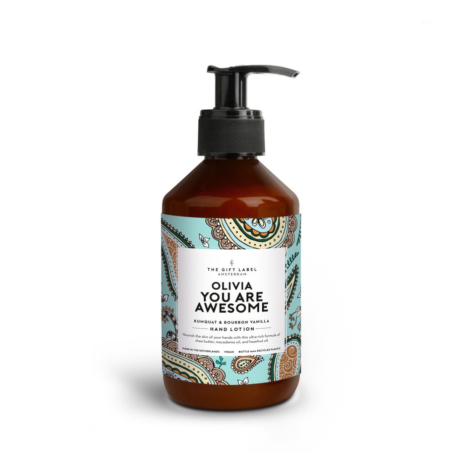 Yksilöity käsivoide - The Gift Label