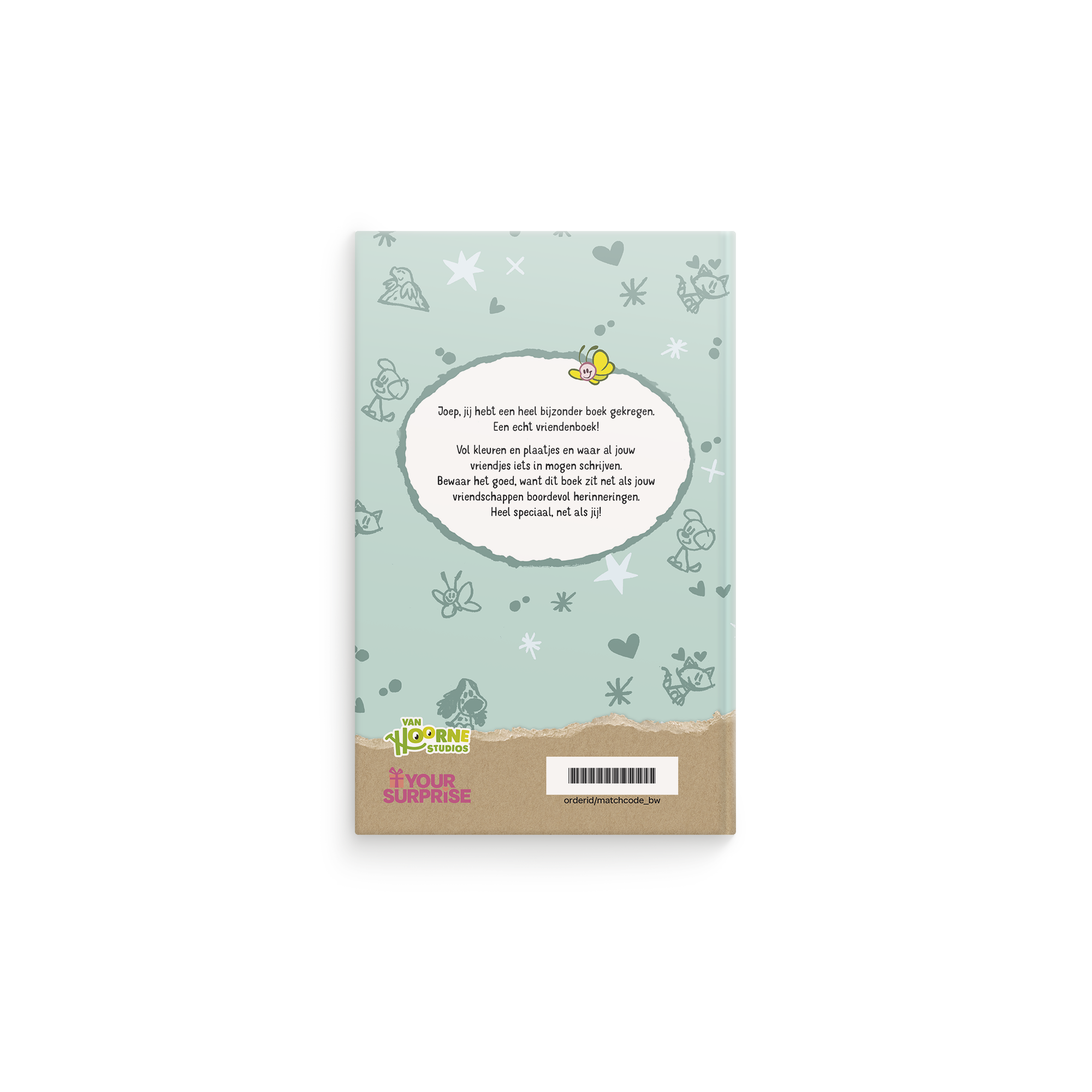 Woezel & Pip vriendenboekje met naam en foto