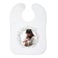Baby bib - First Christmas - White