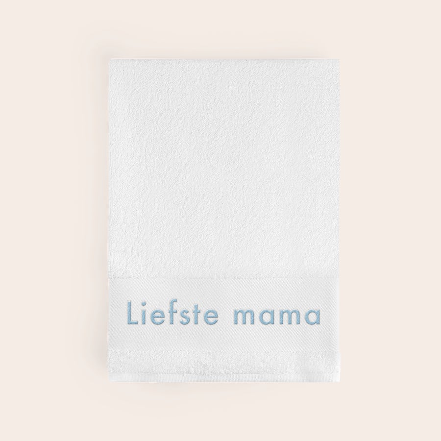Handdoek met naam Handdoek met naam