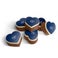Solid chocolates - Heart - set of 15