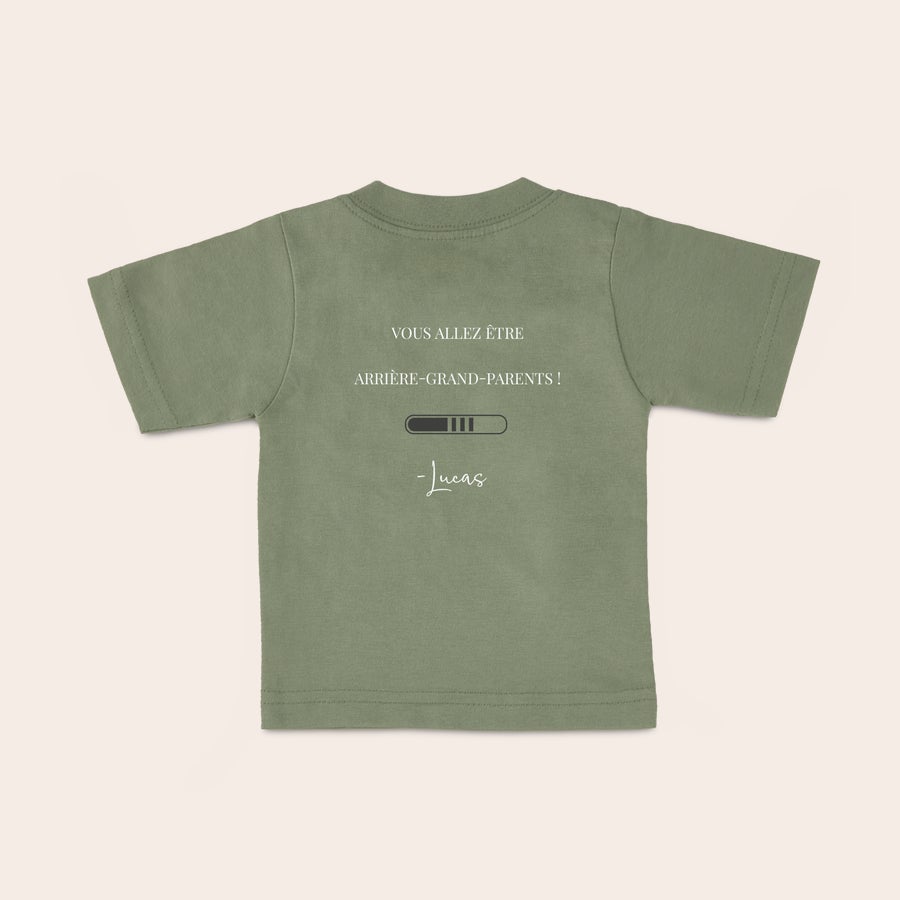 T shirt bébé personnalisé T shirt bébé personnalisé