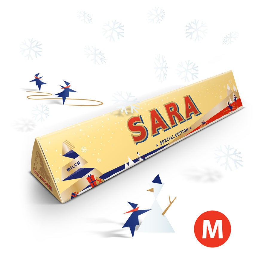 Barra de Toblerone - Navidad - 200 gramos
