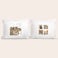 Set de 2 housses de coussin Mr & Mrs personnalisé - 60 x 50 cm Set de 2 housses de coussin Mr & Mrs personnalisé - 60 x 50 cm