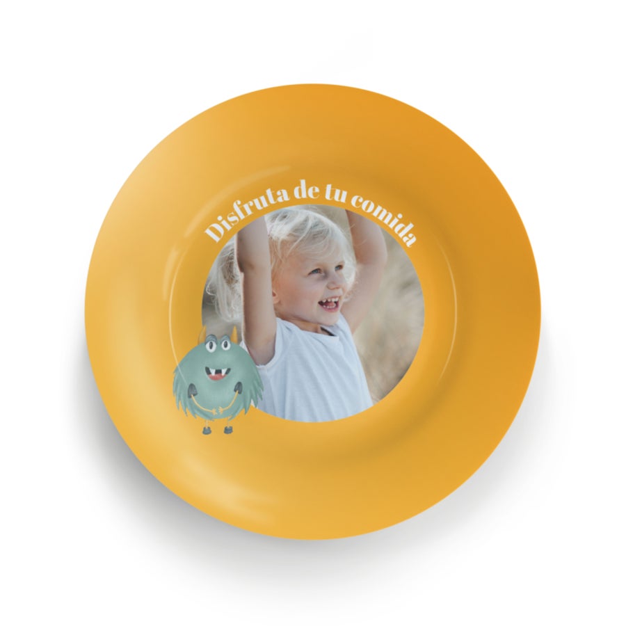 Platos infantiles personalizados