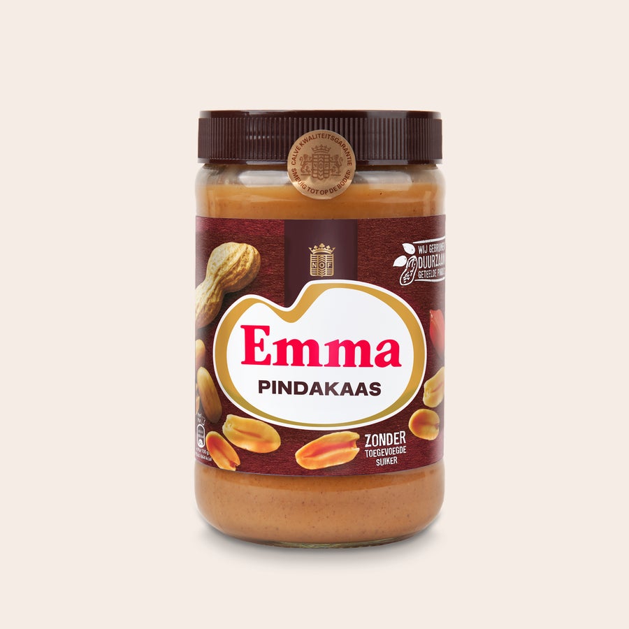 Calvé pindakaas pot met naam Calvé pindakaas pot met naam