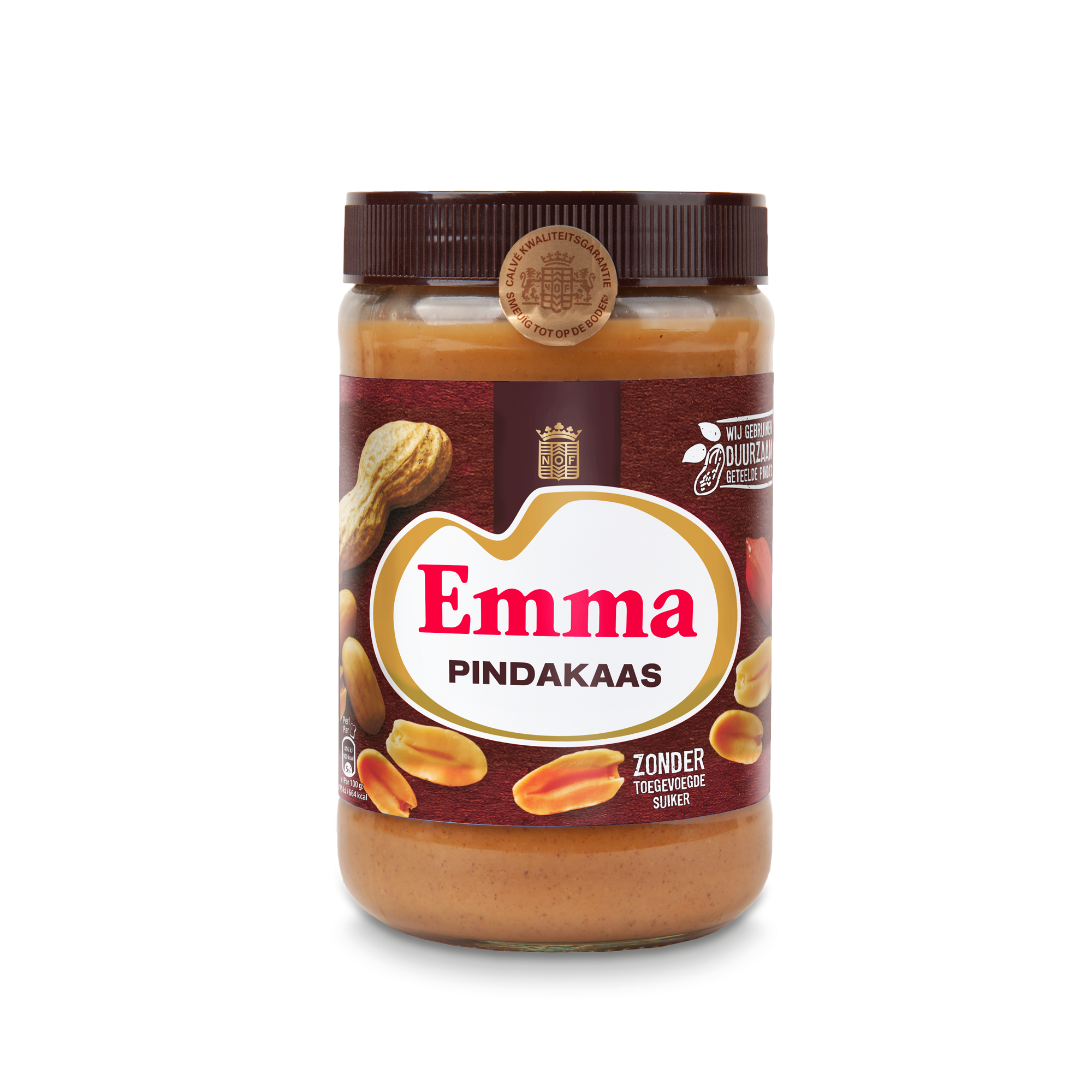 Calvé pindakaas pot met naam