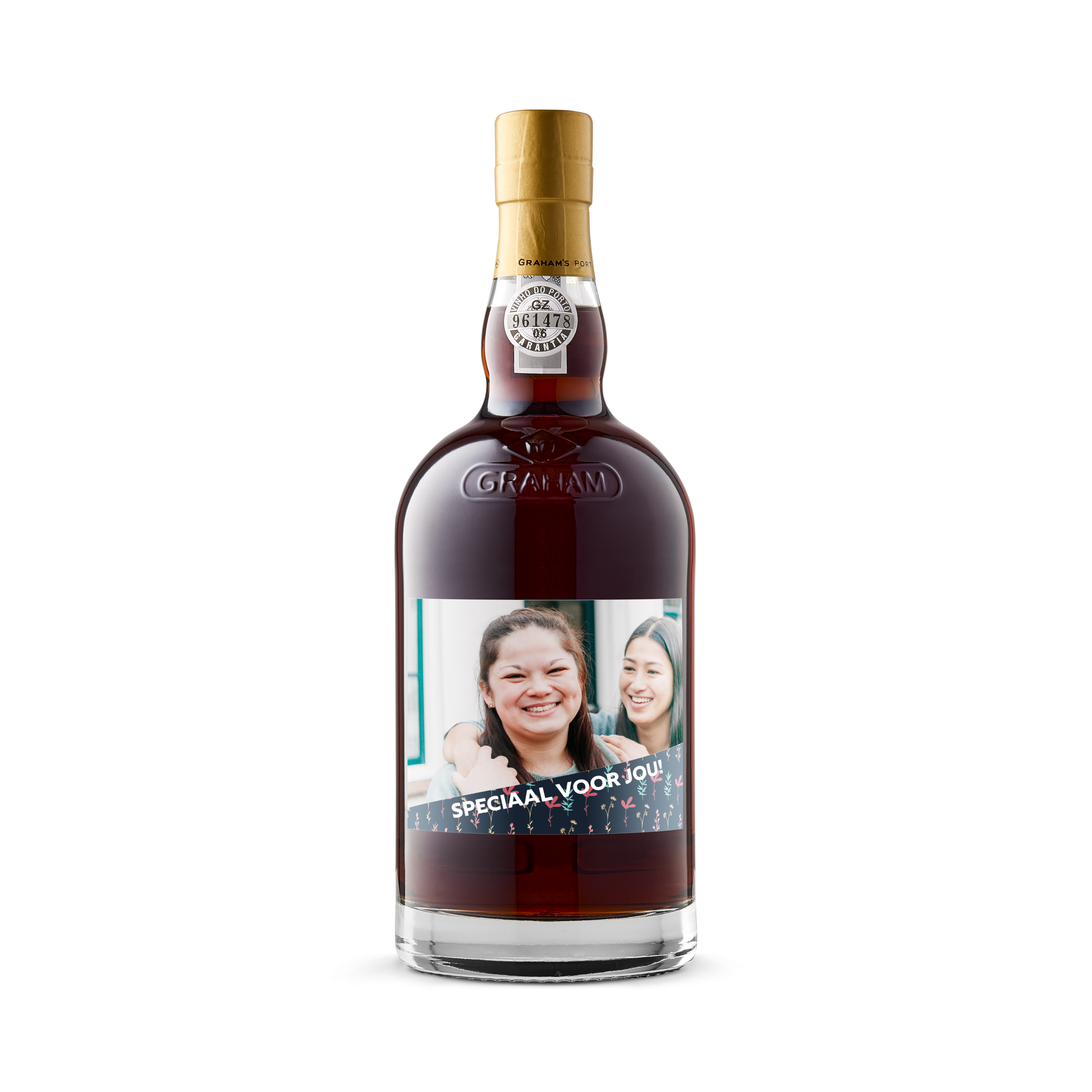 Port met bedrukt etiket - Graham's 20 Years