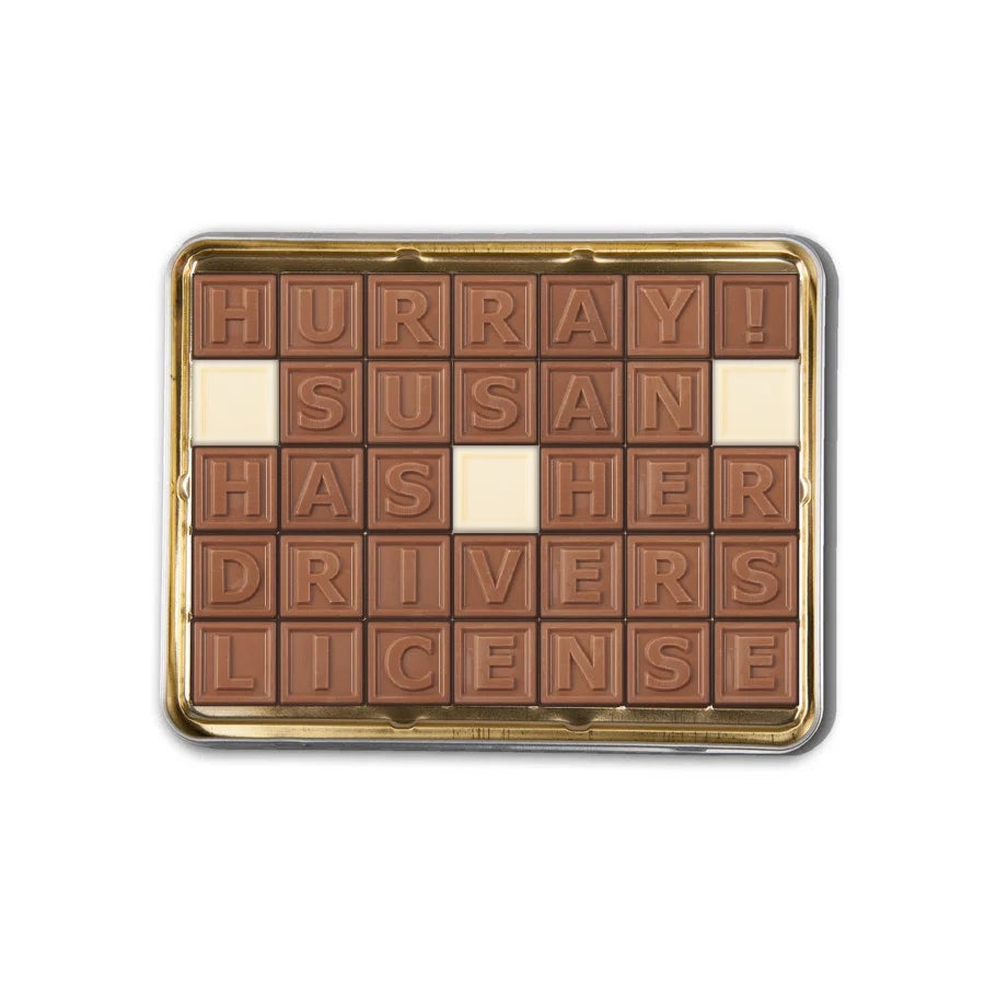 Chocotelegrama personalizado Chocotelegrama personalizado