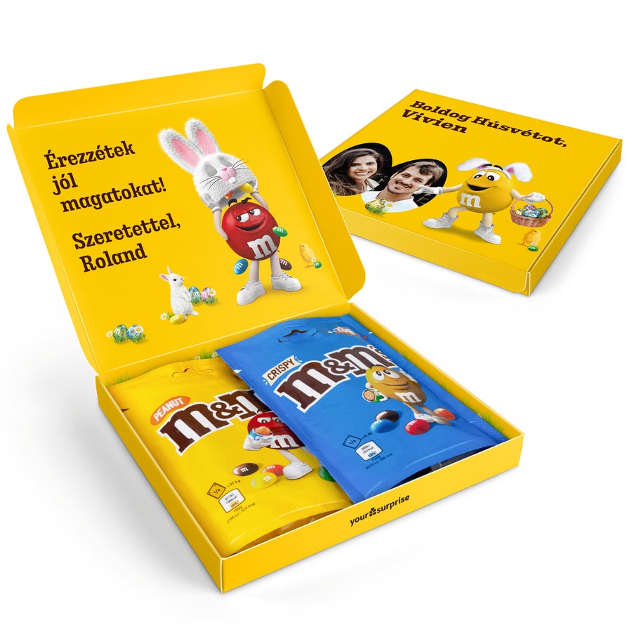 M&M's ajándékdoboz személyre szabása M&M's ajándékdoboz személyre szabása
