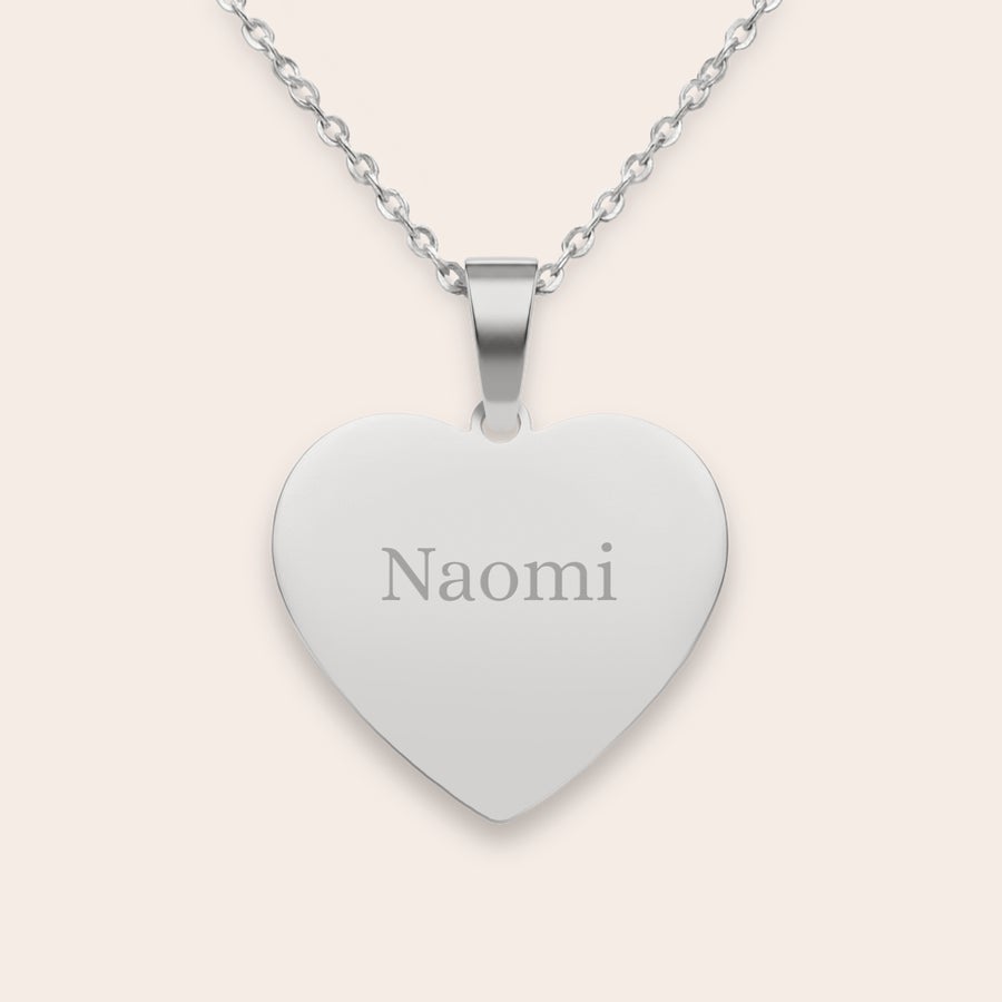 Engraved heart necklace Engraved heart necklace