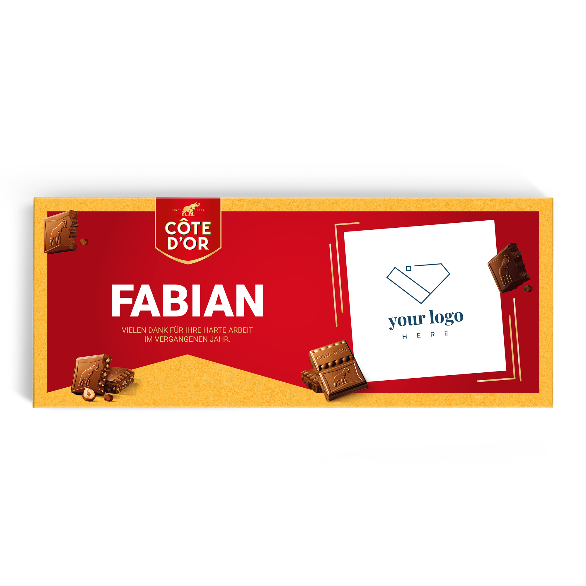 Riesen Côte d'Or Schokolade Personalisiert