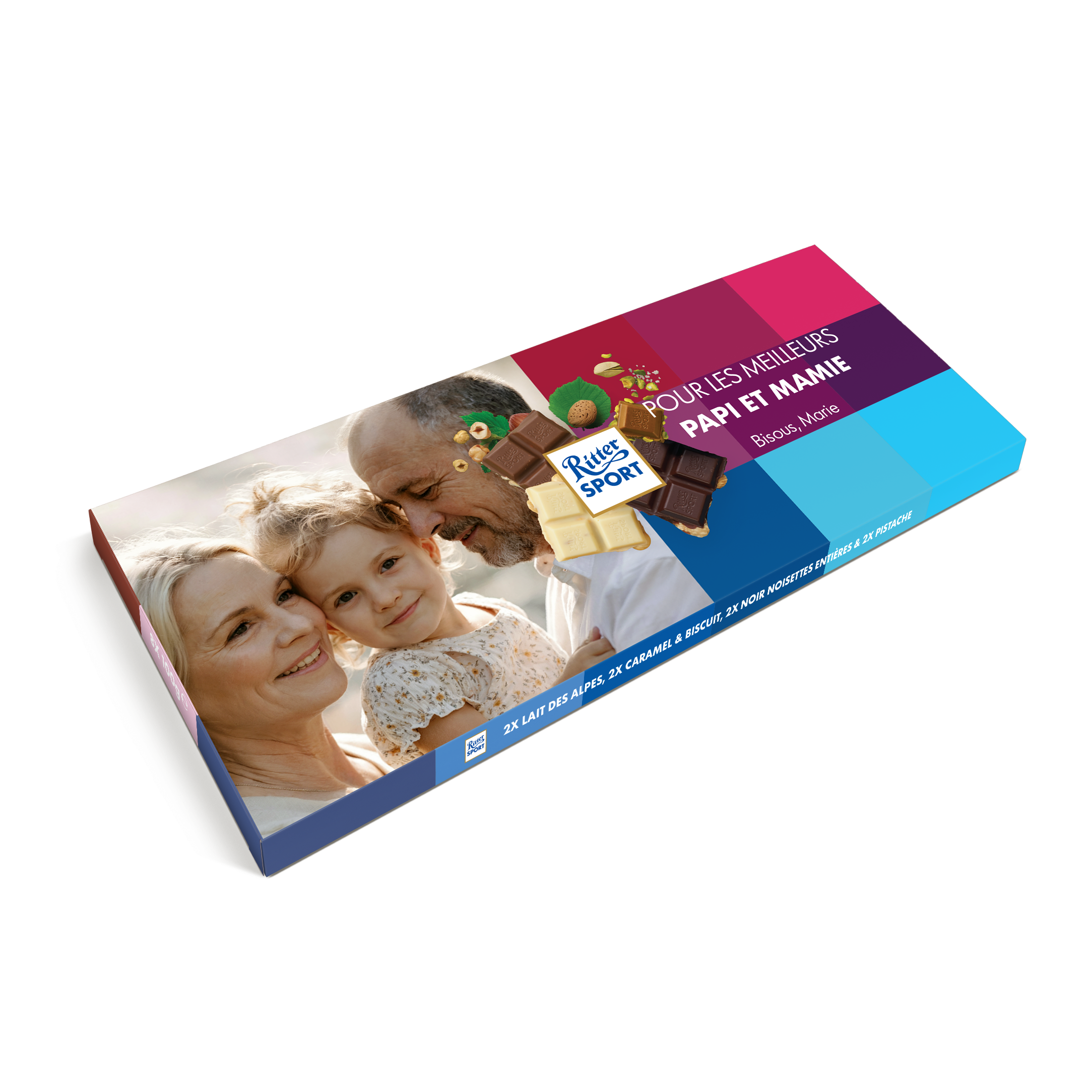 Barre de chocolat géante personnalisée Ritter Sport
