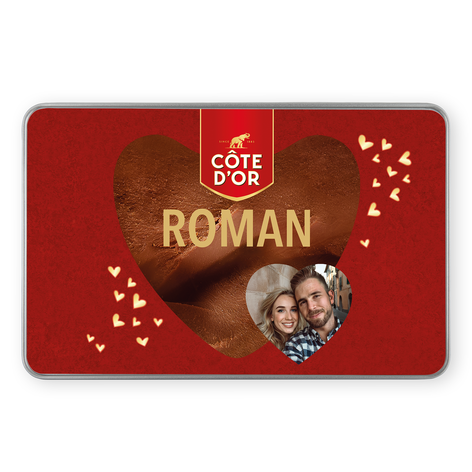 Mini Bouchée Côte d’Or - Personalisierte Geschenkdose