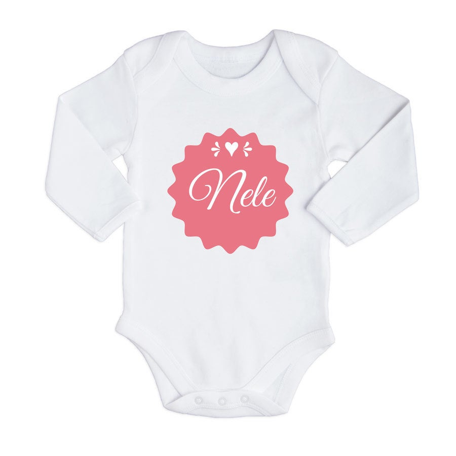 Baby Body selbst gestalten - Weiß 74/80