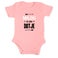 Personlig baby body - kort ærme - Baby pink - 62/68