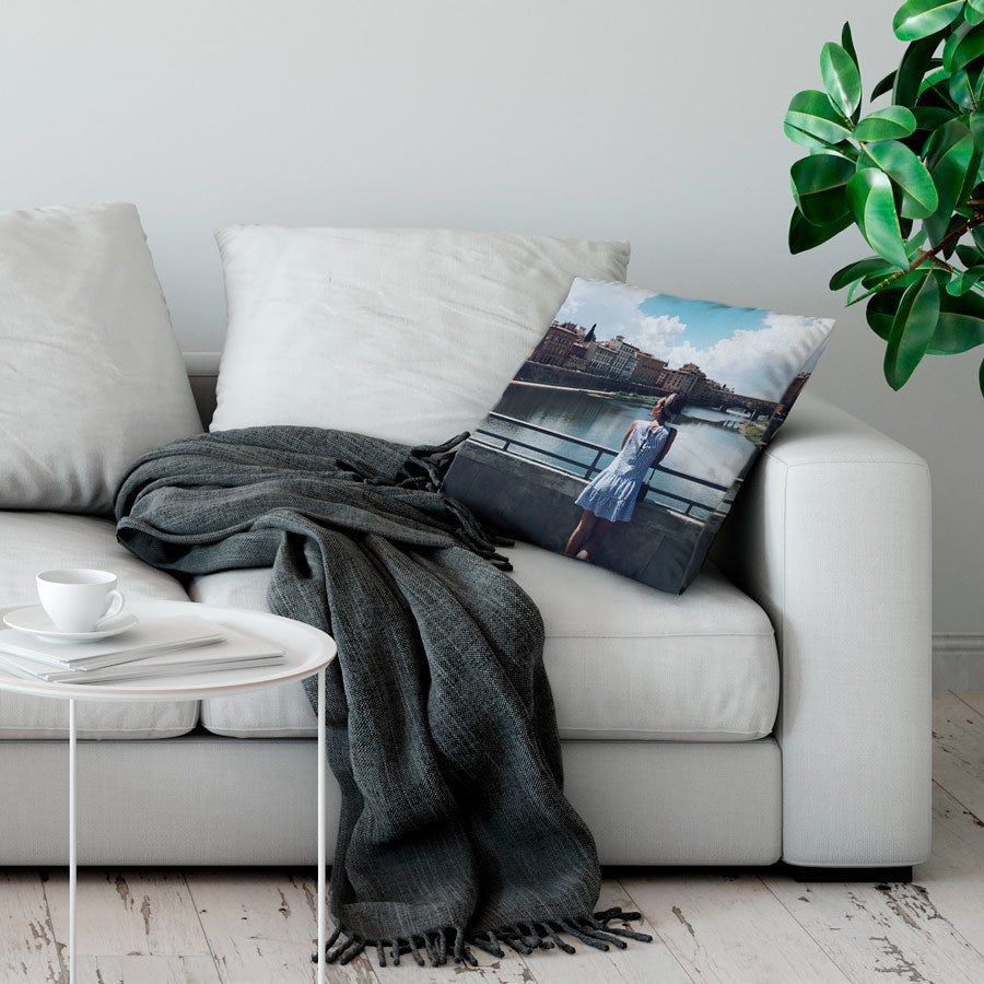 Kissen - Komplettdruck 50x50 - Samtkissen (ohne Füllung)